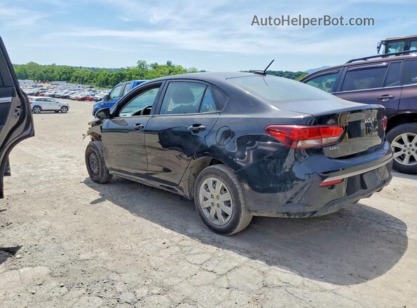 3KPA24AD2NE457947 2022 KIA RIO Black უკანა მარცხენა