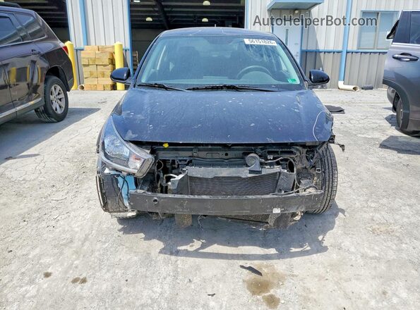 3KPA24AD2NE457947 2022 KIA RIO Black წინა ხედი