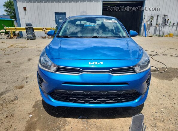 3KPA24AD2NE478541 2022 KIA RIO Blue Front view