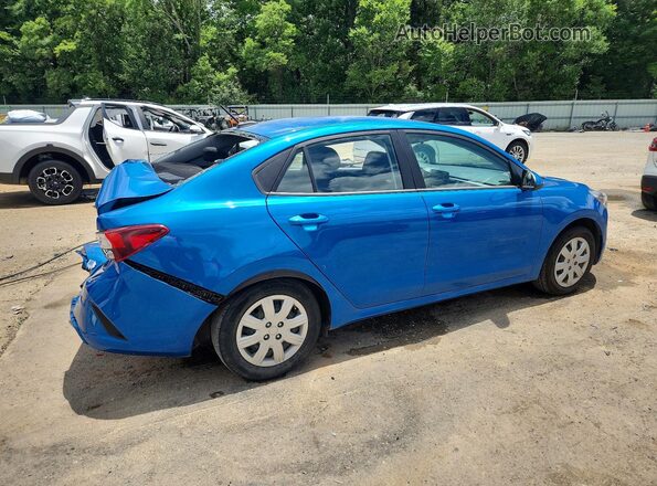 3KPA24AD2NE478541 2022 KIA RIO Blue Rear right