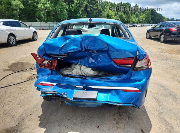 3KPA24AD2NE478541 2022 KIA RIO Blue Rear view
