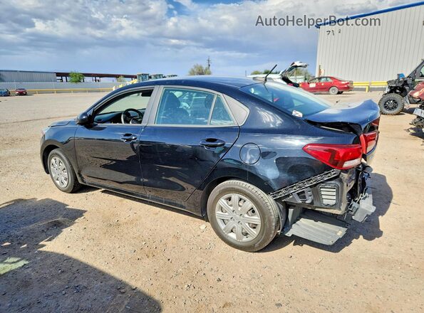 3KPA24AD2NE495064 2022 KIA RIO Black უკანა მარცხენა