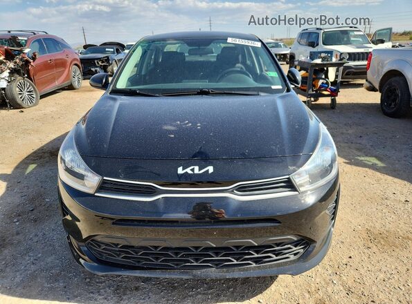 3KPA24AD2NE495064 2022 KIA RIO Black წინა ხედი