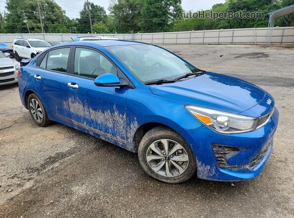 3KPA24AD2PE519172 2023 KIA RIO Синий Передняя правая четверть