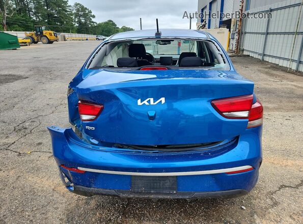 3KPA24AD2PE519172 2023 KIA RIO Синий Вид сзади