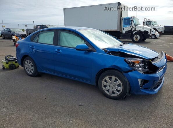 3KPA24AD2PE525165 2023 KIA RIO Синий Передняя правая четверть