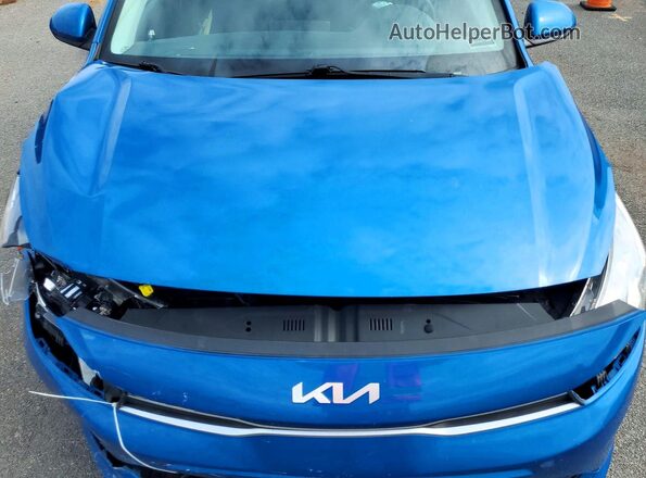 3KPA24AD2PE525165 2023 KIA RIO Синий Вид задней части салона