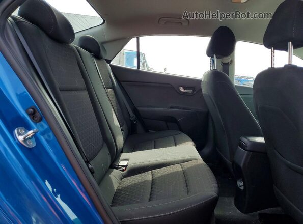 3KPA24AD2PE525165 2023 KIA RIO Синий Вид задних сидений