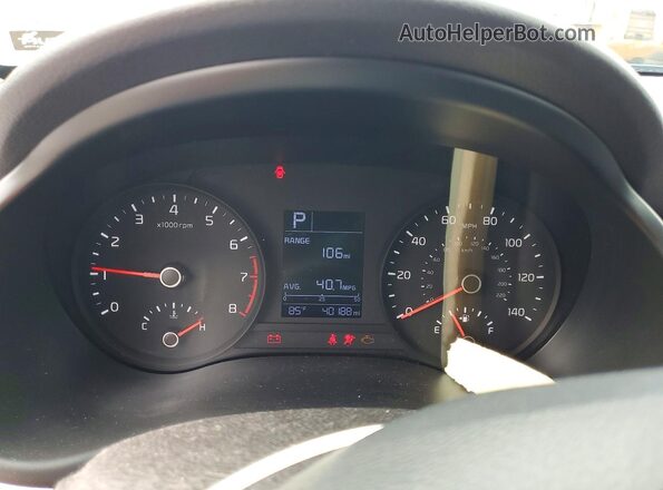 3KPA24AD2PE525165 2023 KIA RIO Синий Вид щитка приборов