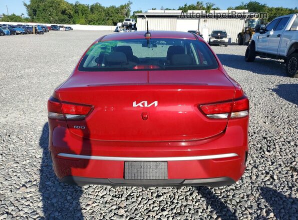 3KPA24AD2PE532391 2023 KIA RIO Red Rear view