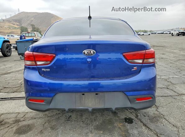 3KPA24AD3LE259584 2020 KIA RIO Blue Rear view