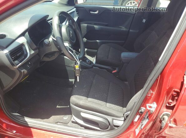 3KPA24AD3LE262632 2020 KIA RIO Red Front interior view