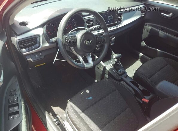 3KPA24AD3LE262632 2020 KIA RIO Red Dashboard view
