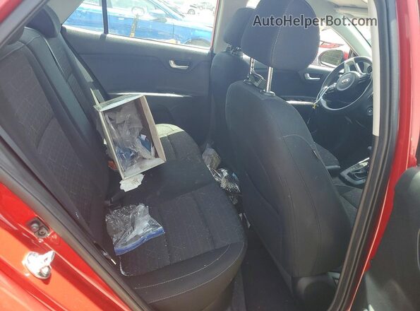 3KPA24AD3LE262632 2020 KIA RIO Red Rear seats view