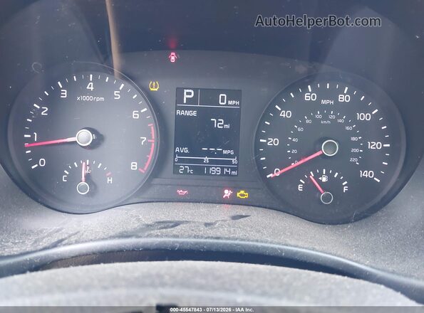 3KPA24AD3LE293296 2020 KIA RIO Серый Вид задних сидений
