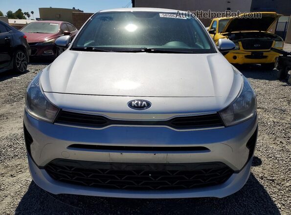 3KPA24AD3ME378480 2021 KIA RIO Silver Front view