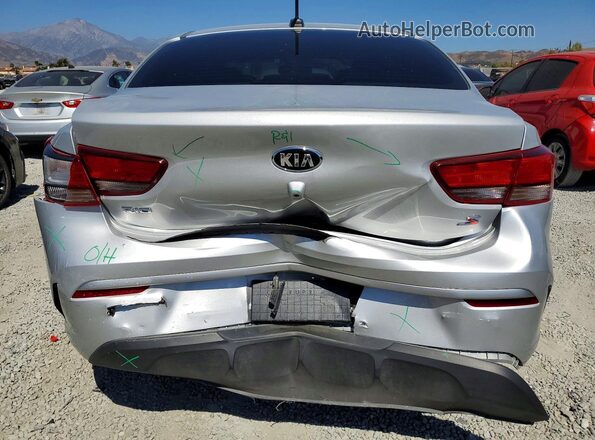 3KPA24AD3ME378480 2021 KIA RIO Silver Rear view