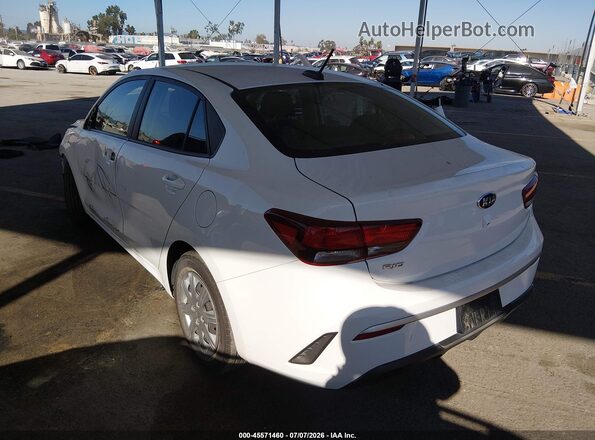3KPA24AD3ME394128 2021 KIA RIO White Հետևի ձախ