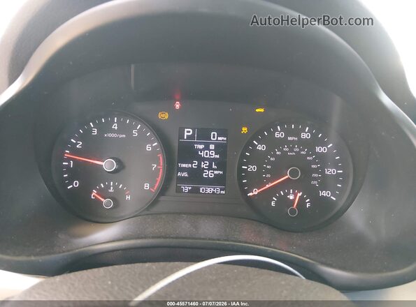 3KPA24AD3ME394128 2021 KIA RIO White Հետևի նստատեղերի տեսք