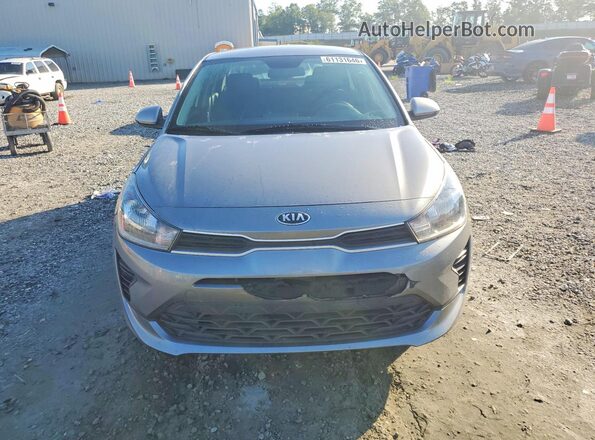 3KPA24AD3ME417858 2021 KIA RIO Gray Դիմացի տեսք