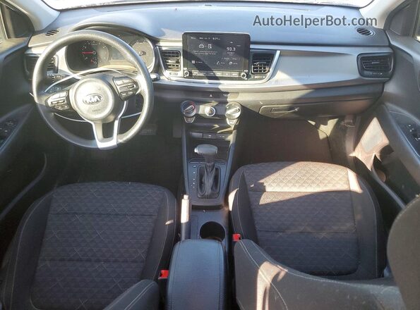 3KPA24AD3ME417858 2021 KIA RIO Gray Առջևի վահանակի տեսք