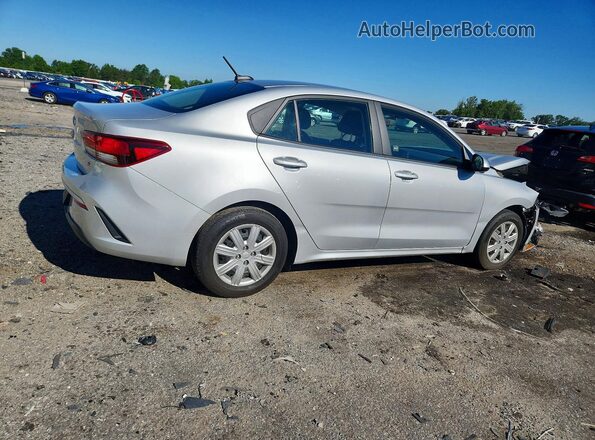 3KPA24AD3ME420758 2021 KIA RIO Silver Rear right
