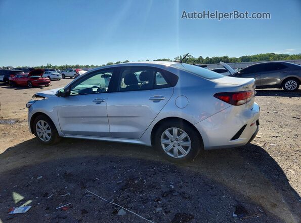3KPA24AD3ME420758 2021 KIA RIO Silver Rear left