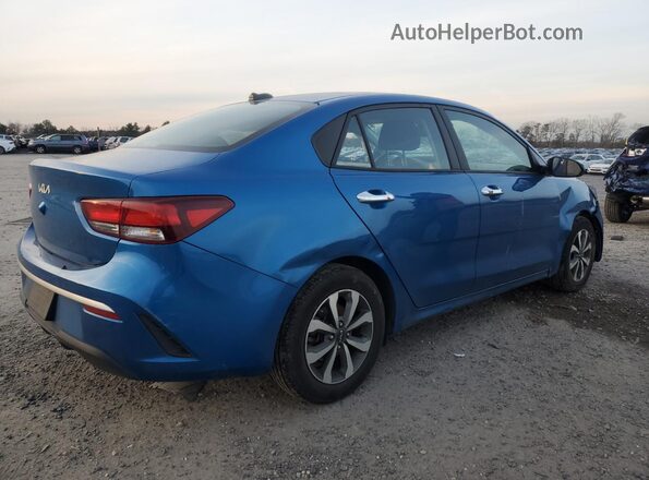 3KPA24AD3NE458301 2022 KIA RIO Blue Tył prawy