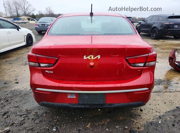 3KPA24AD3NE495090 2022 KIA RIO Red Rear view