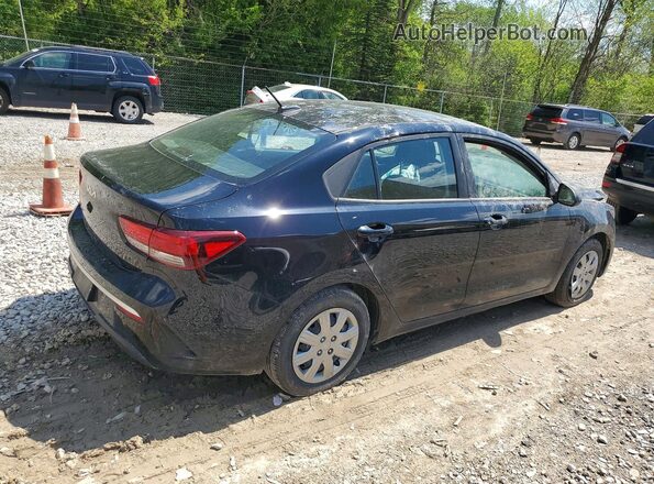 3KPA24AD3PE578912 2023 KIA RIO Black უკანა მარჯვენა
