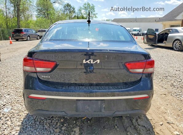 3KPA24AD3PE578912 2023 KIA RIO Black უკანა ხედი