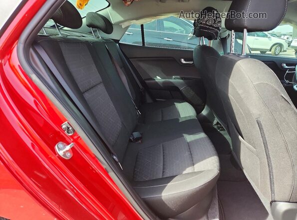 3KPA24AD3PE620141 2023 KIA RIO Red Rear seats view