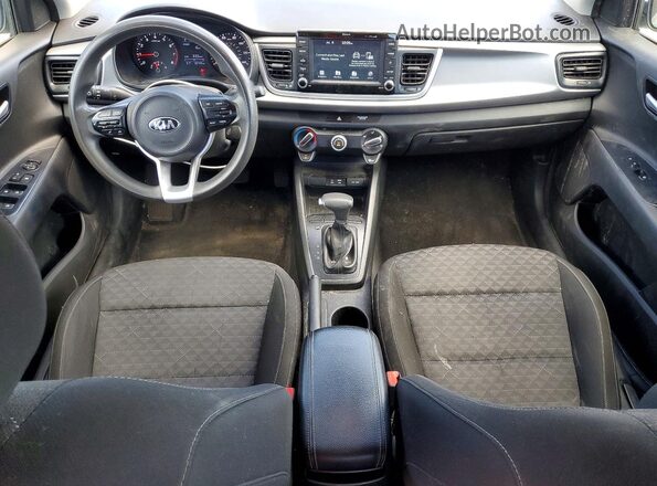 3KPA24AD4LE273557 2020 KIA RIO Белый Вид панели приборов
