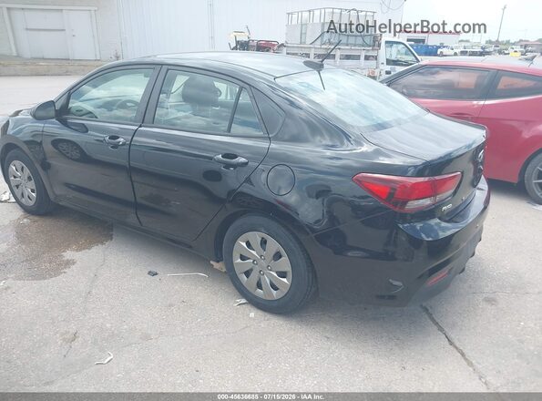 3KPA24AD4LE288074 2020 KIA RIO Black Trasero izquierdo