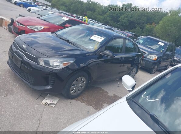 3KPA24AD4LE288074 2020 KIA RIO Black Vista interior de 360 grados