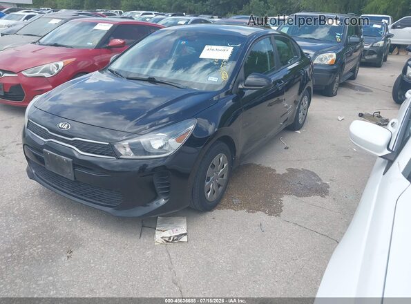3KPA24AD4LE288074 2020 KIA RIO Black Vista tres cuartos delantera izquierda