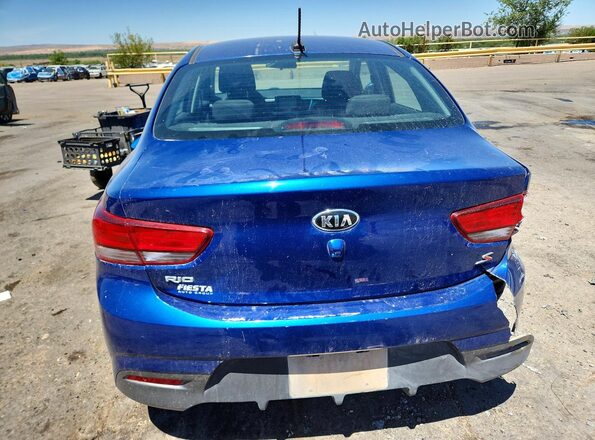 3KPA24AD4LE293808 2020 KIA RIO Blue Rear view