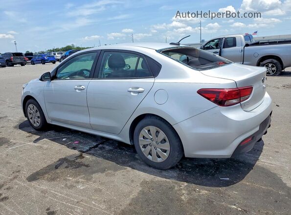 3KPA24AD4LE326967 2020 KIA RIO Silver Rear left