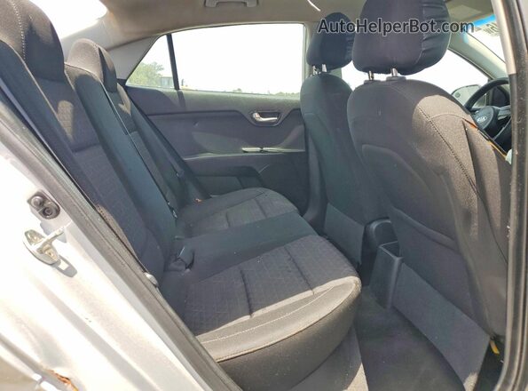 3KPA24AD4LE326967 2020 KIA RIO Silver Rear seats view