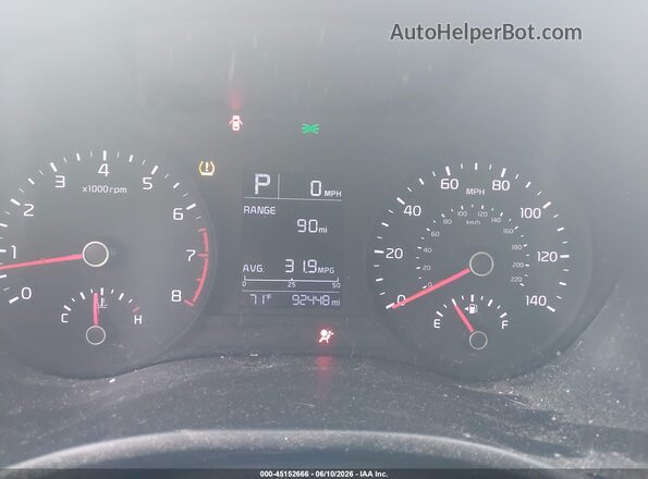 3KPA24AD4LE343655 2020 KIA RIO Black Հետևի նստատեղերի տեսք