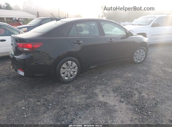 3KPA24AD4LE343655 2020 KIA RIO Black Հետևի աջ