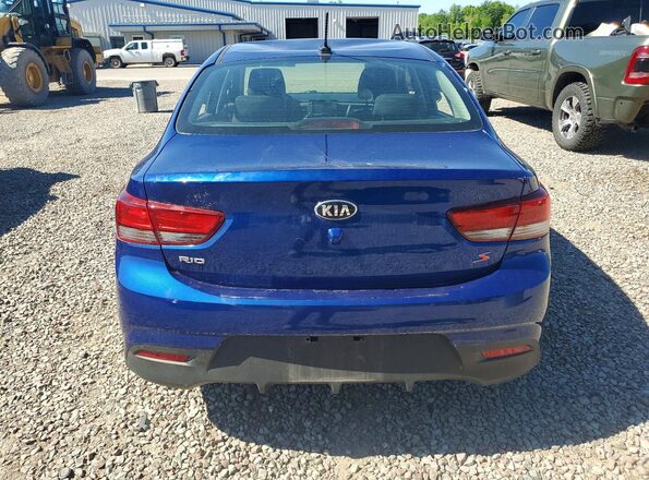 3KPA24AD4LE346524 2020 KIA RIO Blue Rear view