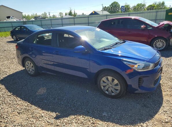 3KPA24AD4LE346524 2020 KIA RIO Blue Front right