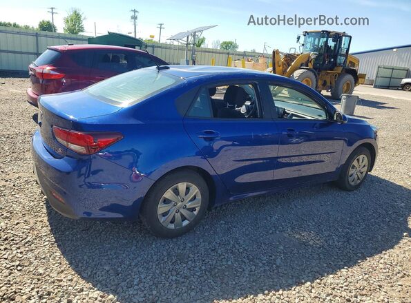 3KPA24AD4LE346524 2020 KIA RIO Blue Rear right