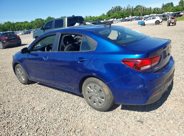 3KPA24AD4LE346524 2020 KIA RIO Blue Rear left