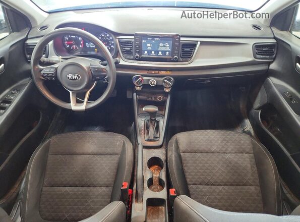 3KPA24AD4LE355563 2020 KIA RIO Серебряный Вид панели приборов