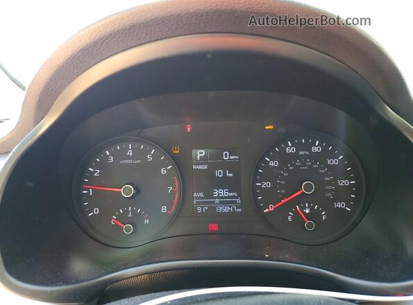 3KPA24AD4ME374650 2021 KIA RIO Silver Instrument cluster view