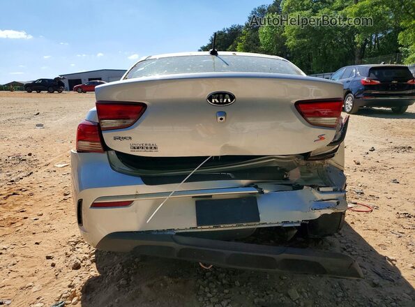 3KPA24AD4ME374650 2021 KIA RIO Silver Rear view