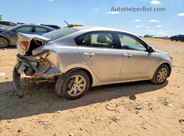 3KPA24AD4ME374650 2021 KIA RIO Silver Rear right