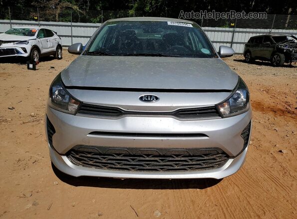 3KPA24AD4ME374650 2021 KIA RIO Silver Front view